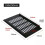 150mm Aluminium Ventilation Grille Cabinet Wardrobe Air Vent Rectangular Ventilation Cover Black For 4