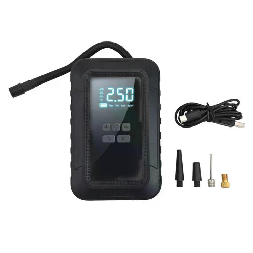 Gonfiatore elettrico per pneumatici per auto wireless da 150 PSI, compressore d'aria portatile per auto 2