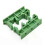 10pcs DRG-01 PCB DIN 35 Rail Adapter Circuit Board Mounting Bracket Mount Holder Multi Tool Plastic 3