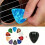 10st Gitarrplockar & Gitarrplockhållare Set För Akustisk Gitarr Elgitarr Bas Ukulele Stick-on 5