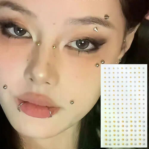 180 pegatinas autoadhesivas para uñas postizas, sin perforaciones, impermeables, reutilizables, para 2