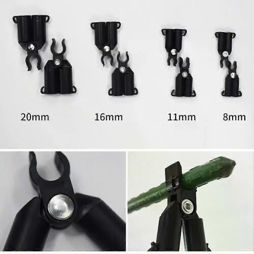 10pcs Plant Support Awning Pillar A- type Fixed Clip Plant Grafting Stakes Connector Climbing Vine Bracket 2