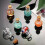 10ST Små glasflaskor Miniatyrdryckflaska Minikorkglasflaskor Bröllop 3