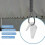 10Pcs Three-Hole Waterproof Tarpaulin Hook Trailer Connecting Net Hook Hook Iron Plate Hook Suitable 3