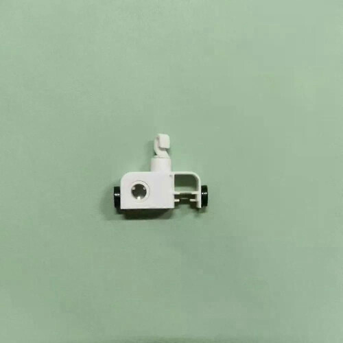 Confezione da 10 stelo e supporto per tenda verticale per finestra, colore bianco (hardware per trattamento 2