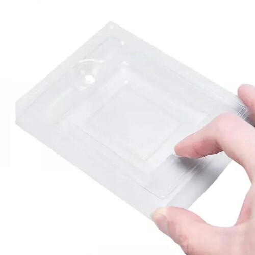 Vassoio interno in plastica trasparente da 10 pezzi per Nintendo Game Boy (colorato), completo di giochi, 1