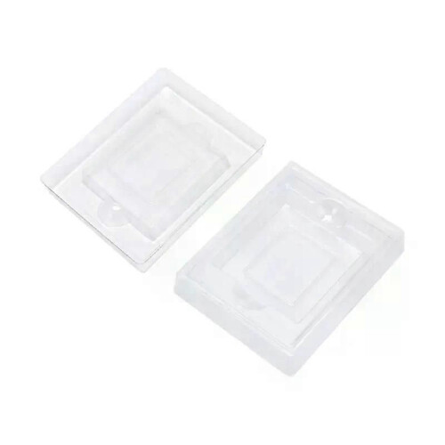 Vassoio interno in plastica trasparente da 10 pezzi per Nintendo Game Boy (colorato), completo di giochi, 2