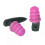 1 paire de bouchons d'oreilles de natation en silicone, étanches, antibruit, réutilisables 3