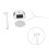 1pc Solar Windmühle Modell Powered Windmühle Modell Desktop Decor Craft Kinder Kinder Bildung Hause 3