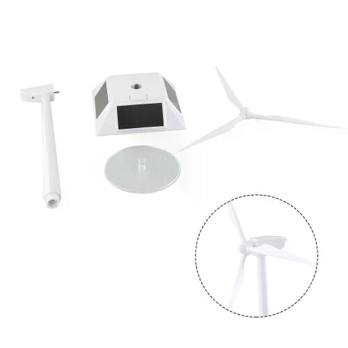 1pc Solar Windmühle Modell Powered Windmühle Modell Desktop Decor Craft Kinder Kinder Bildung Hause 2