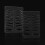 1pcs Plastic Microblading Reusable Practice Stencil Eyebrow & Lips Template Shape Permanent Makeup Tattoo 5