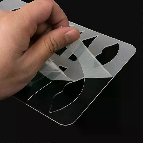 1pcs Plastic Microblading Reusable Practice Stencil Eyebrow & Lips Template Shape Permanent Makeup Tattoo 2