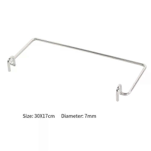 1 support de rangement pour table pliante de camping, 5 unités, crochet latéral en acier inoxydable 1