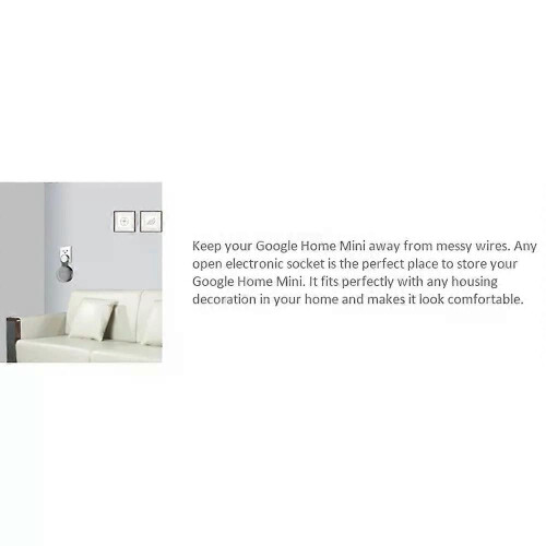 1Pcs Suitable for Google Audio for Google Nest Mini Wall Bracket Second Generation Socket Hanging Hanger 2