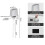 1pc Universal Toilet Flush Lever Switch Button Side Front Tank Replacement Push Button ABS Chrome Bathroom 4