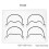 1pc Soft Silicone Scalp Micropigmentation Tattoo Practice Skin Microblading Hairline Design Training 2
