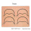 1pc Soft Silicone Scalp Micropigmentation Tattoo Practice Skin Microblading Hairline Design Training 4