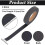 1Roll Black Leather Straps 125mm x 2m Lychee Grain Leather Strips 17mm Thick Single Sided Flat Imitation 2