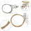 1Set 15/16/19/21/24Strings Lyre Brass Strings Set Lyre Harp Nylon String Replacement Lyre Strings Beginners 5