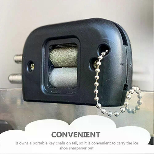 1Pc Skate Sharpener Professional Blades Sharpener Double Row Skates Ice Grinder Hockey Sharpening Blade 1