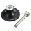 1 supporto per dischi abrasivi con blocco a rullo, 25/50/75 mm, platorello di supporto con gambo da 3