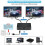 1x2 4K HDMI-compatible Splitter Switch 1 in 2 Out Video Distributor Amplifier Dual Display for Box PC 3