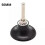 1 supporto per dischi abrasivi con blocco a rullo, 25/50/75 mm, platorello di supporto con gambo da 5