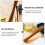 1 pilon à glace pilée en bois pour agitateur de cuisine (marron) 3