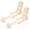 2 Pcs Adjustable Knit Stretchers Blocking Board Hand Knitting Sock Molds Stocking Display Models Template 3