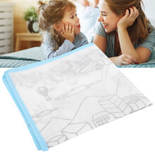 Bildungsstoff-Farbmatte für Kinder 50x50cm mit 12 Pop-Stiften