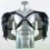 1PCS Gothic Style Feather Cape For Men Shoulder Armor-Shaped Party Performance Accessories 2