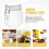 2 Pcs Airtight Honey Jar Small Bottles Jars Jam Storage Caviar Sealed Plastic Coffee Grounds Container 5
