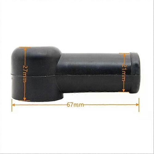 2 Pcs Gummi Auto Motorräder Batterie Negative Positive Terminal Abdeckung Kappe Boot Isolierende Schutz 1