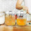 2 Pcs Airtight Honey Jar Small Bottles Jars Jam Storage Caviar Sealed Plastic Coffee Grounds Container 4