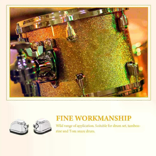 2 Pcs Snare Drum Set Ear Claw Hooks Accessories for Replace Connectors Iron Lugs Durable 1