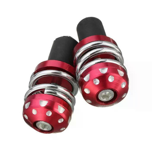 2 X Motorcycle Round Handlebar End (Left And Right) Replacement Accessory Parts 2
