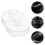 2 Pcs Fermented Glass Weights Heavy Fermenting Lids Mason Jar Pickling Household Multi-function 3