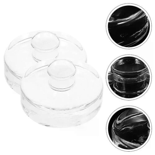 2 Pcs Fermented Glass Weights Heavy Fermenting Lids Mason Jar Pickling Household Multi-function 2