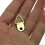 Ganci da parete per specchi con cornice a specchio, con anello a D in ottone dorato, da 20 pezzi 4