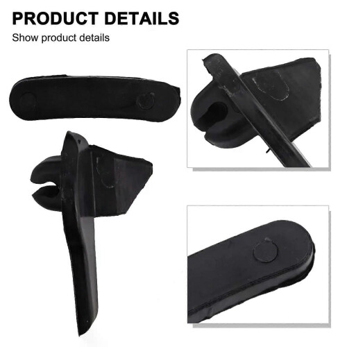 20st Däckbytardel Plastfäste Demontera Duck Head Insert Fälgskydd Svarta packningar Däckväxlare 2