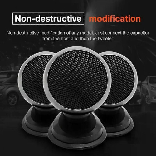 2 stuks 12V auto tweeter universele hoogrendementsluidspreker 4Ohm 92DB luidspreker Super Power Audio 1
