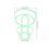 Lot de 20 filets de perfusion en plastique pour bouteille de solution saline 5