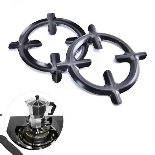 1PC Durable Eisen Gasherd Herd Platte Kaffee Moka Topf Stand Minderer Ring Halter Kaffee Maker Regal 1