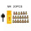 21pcs Rivet Nut Tool Hand Rivet Nut Head Simple Installation Manual Riveter Rivnut Tool Accessory For 2
