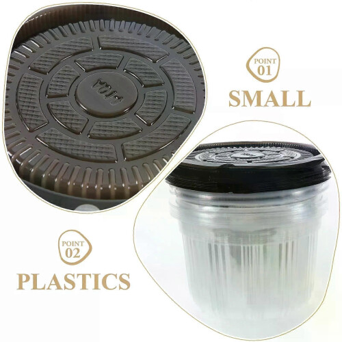 20 Pcs Packing Box Cake Dessert Containers Cold Shipping Boxes Flash Holder Plastic Multi-function Case 2