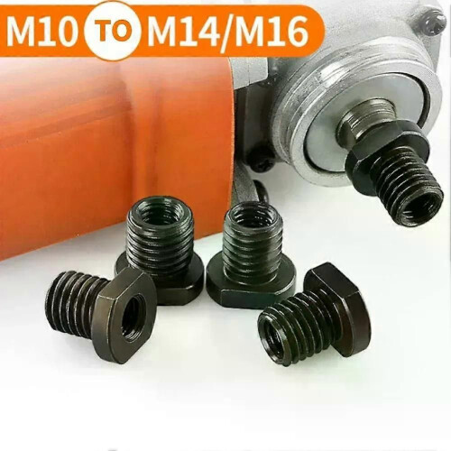 2pcs Angle Grinder M10 To/M16 Thread Converter Interface Connector For Angle Grinder Polishing Adapter 1