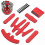 24 Pcs/Set Universal Helmet Inner Padding Kits Replacement Sealed Sponge for Motorcycle Bicycle Cycling 4