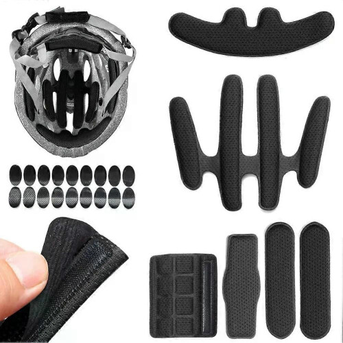 24 Pcs/Set Universal Helmet Inner Padding Kits Replacement Sealed Sponge for Motorcycle Bicycle Cycling 2