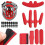 24 Pcs/Set Universal Helmet Inner Padding Kits Replacement Sealed Sponge for Motorcycle Bicycle Cycling 5