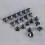20 pezzi di clip in plastica per auto adatte per BMW X5 E70 X6 E71, clip per sottoporta laterali 3